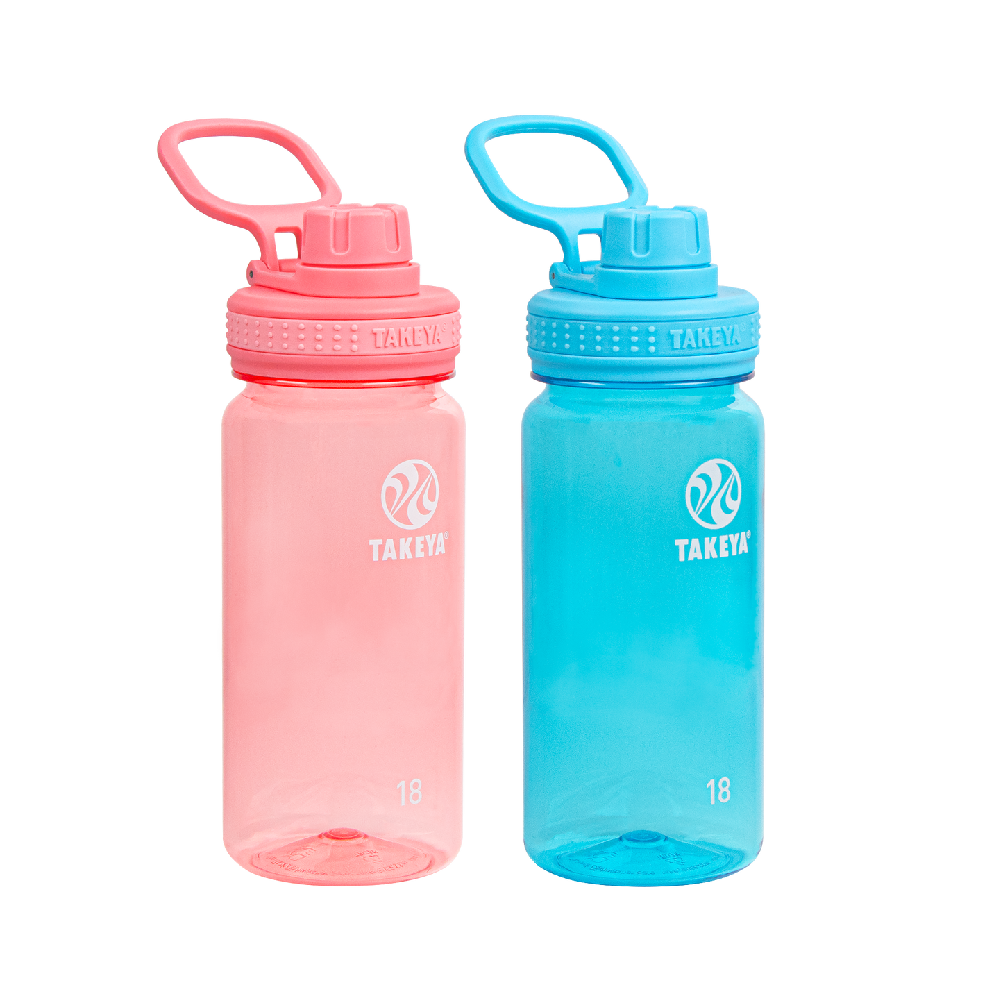 tritan-water-bottle-bundle-with-spout-lid-2-pack-u5 51475-Tritan-Spout-18-2pk-FlutterPink-BreezyBlue-Front_1.png