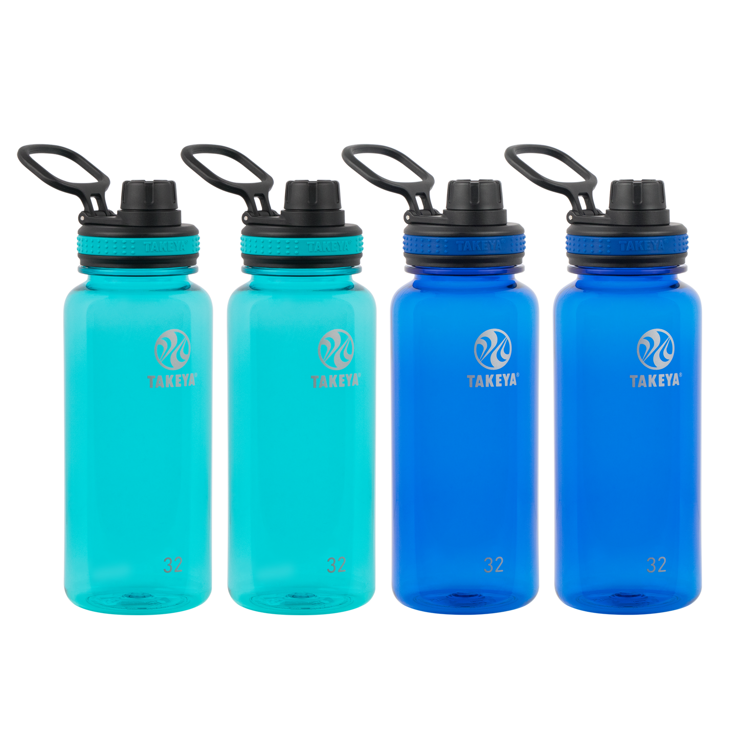 tritan-water-bottle-with-spout-lid-4-pack-f1 50276-Tritan-Spout-32-4pk-Ocean-Royal-angle.png