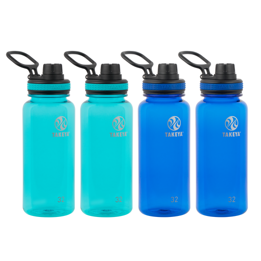 tritan-water-bottle-with-spout-lid-4-pack-f1 50276-Tritan-Spout-32-4pk-Ocean-Royal-angle.png