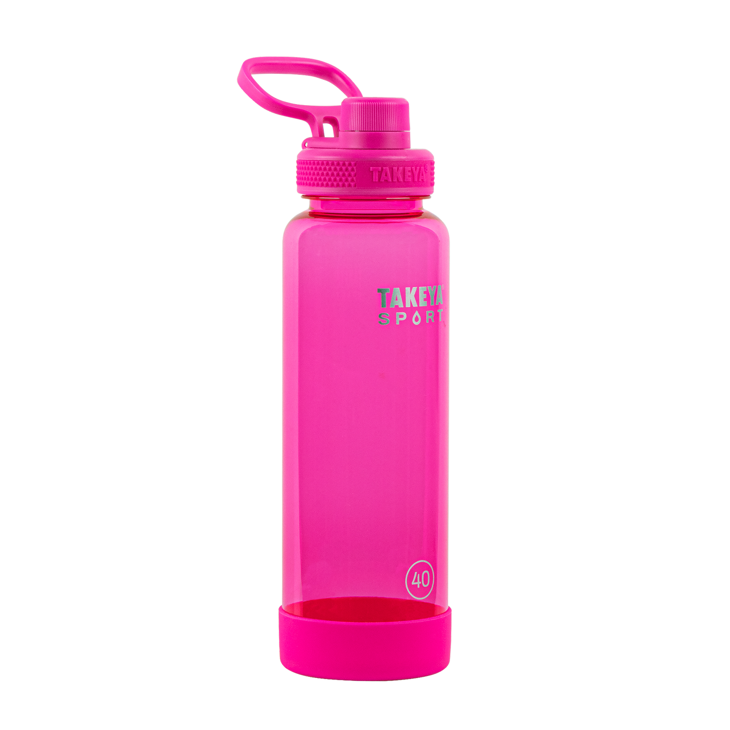tritan-sport-water-bottle-with-spout-lid-q9 52030-TKS-Tritan-Spout-40-PinkSweep-frontangle.png